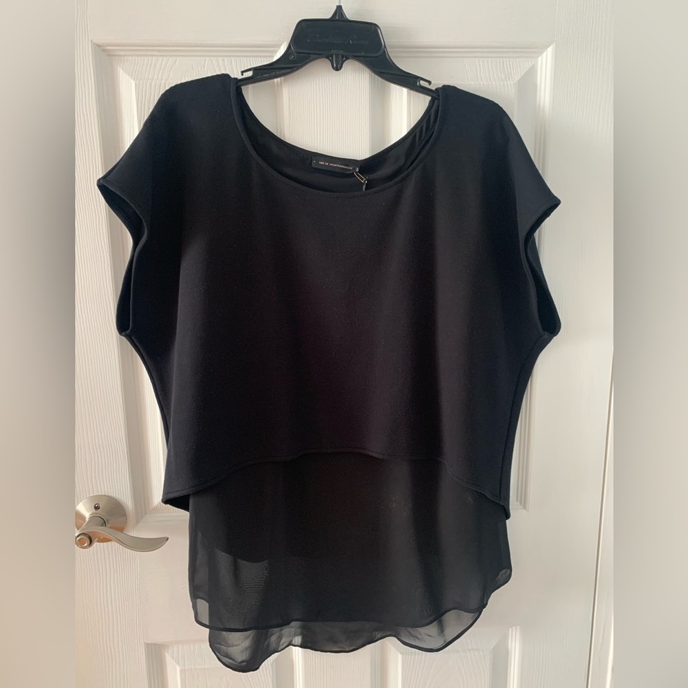 kiki de montparnasse. double layer black top